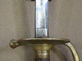 U.S. Civil War 1863 Ames Mfg. Co. Model 1840 Non-Commissioned Officers Sword & Scabbard - 2 of 25