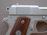 1972 Colt Combat Commander .45 ACP Pistol in Satin Nickel Finish w/ Box & Paperwork
*** FLAT MINT!! *** - 8 of 25