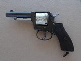 1880's Antique Belgian Pocket Double Action Revolver in .380 Revolver Caliber (.38 S&W Short or .38 Short Colt)
SOLD - 2 of 25