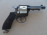 1880's Antique Belgian Pocket Double Action Revolver in .380 Revolver Caliber (.38 S&W Short or .38 Short Colt)
SOLD - 1 of 25