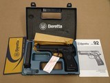 1989 Beretta Model 92F 9mm Pistol w/ Original Box, Paperwork, Etc
** Flat MINT & Unfired Italian Manufacture! ** SOLD - 25 of 25