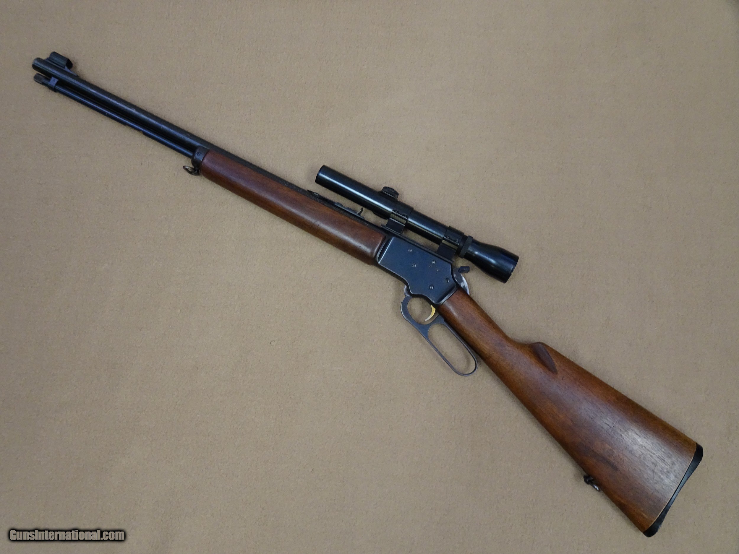 Marlin Golden 39-A Marlin .22 Lever Action. 1960 vintage with Marlin scope  in truly excellent condition!