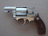 1st or 2nd Year Smith & Wesson Model 60 .38 Special Revolver
** First Stainless Steel Revolver Model by S&W! **
SOLD - 1 of 25