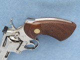 Colt Python, 4 Inch Nickel, Cal. .357 Magnum, with Box - 5 of 13