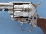 Howard Dove Engraved Colt Single Action, Cal. .44/40, 1989 Colt Collectors Association Show Gun, Gorgeous - 9 of 24