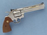 Colt Python, 6 Inch Nickel, Cal. .357 Magnum SALE PENDING - 8 of 8