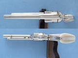 Colt Single Action Army fitted with Pearl Grips, Cal. .45 LC, 5 1/2 Inch Barrel, Nickel Finished - 5 of 12