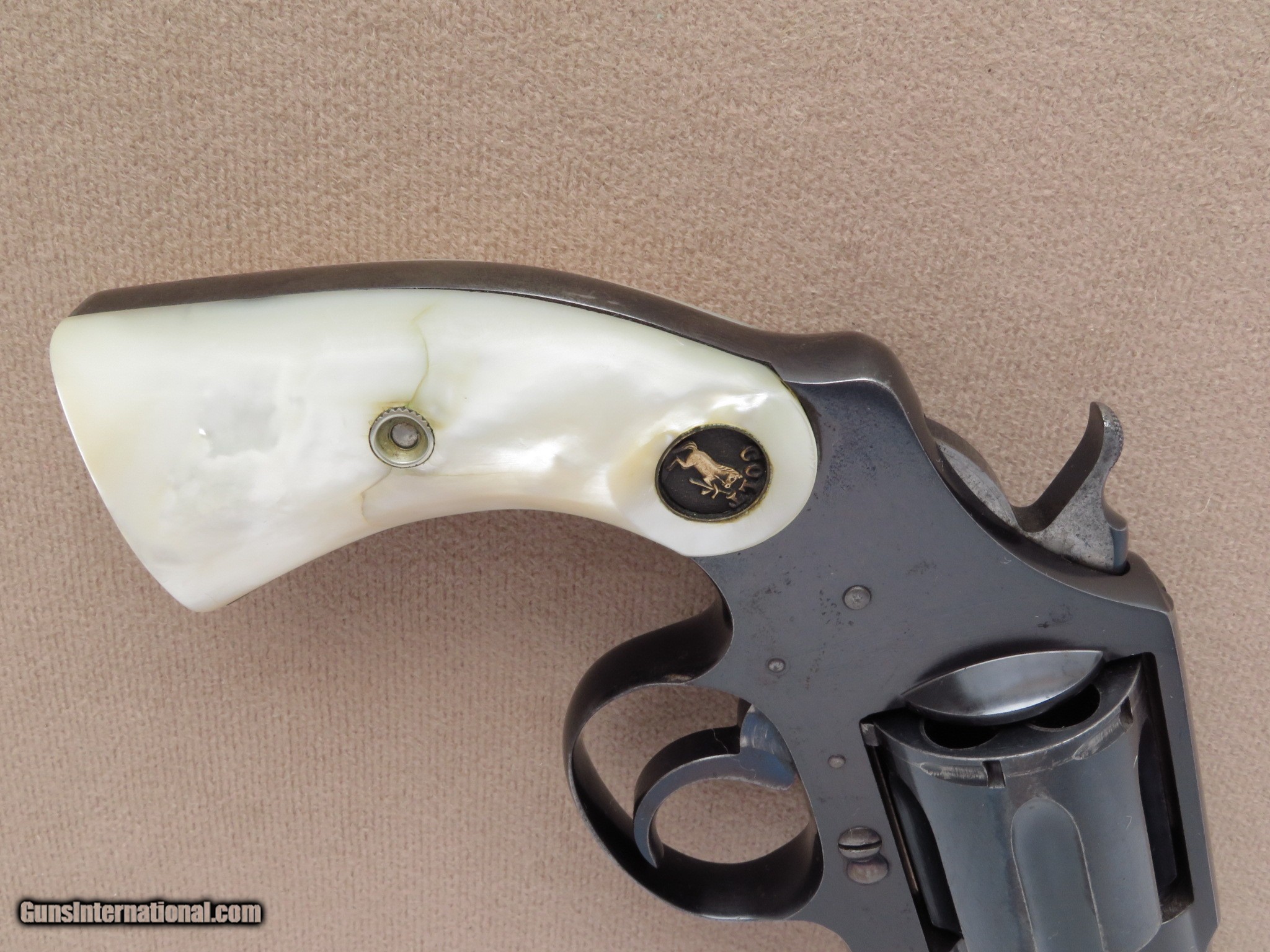 Colt Police Positive Special First Issue With Pearl Grips Cal 38 Special 1910 Vintage 4 1779