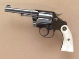 Colt Police Positive Special (First Issue), with Pearl Grips, Cal. .38 Special, 1910 Vintage, 4 Inch Barrel - 9 of 10