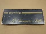 1982 Browning Grade 2 Auto Take-Down .22 Rifle w/ Original Box
** Beautiful Grade 2 Browning .22 Rifle! ** SOLD - 3 of 25