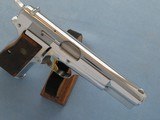 ANIB Browning Centennial Model Hi Power 9MM Chrome Finish **Belgium Made in 1978** - 9 of 22