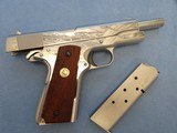 1984 Nickel Finish Colt Mk IV Series 80 Government Model 1911 .45 ACP Pistol
** Interesting & Attractive Colt! ** - 24 of 25