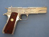 1984 Nickel Finish Colt Mk IV Series 80 Government Model 1911 .45 ACP Pistol
** Interesting & Attractive Colt! ** - 5 of 25