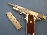 1984 Nickel Finish Colt Mk IV Series 80 Government Model 1911 .45 ACP Pistol
** Interesting & Attractive Colt! ** - 21 of 25