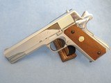 1984 Nickel Finish Colt Mk IV Series 80 Government Model 1911 .45 ACP Pistol
** Interesting & Attractive Colt! ** - 25 of 25
