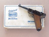 Mauser / Interarms "Swiss-Style" Mauser Eagle Luger, Cal. 9mm, 4 Inch Barrel, Post WWII SOLD - 8 of 10