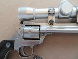 Ruger Single Six Stainless Steel Hunter .22 L.R.
W/ Scope & Extra Magnum Cylinder - 3 of 21