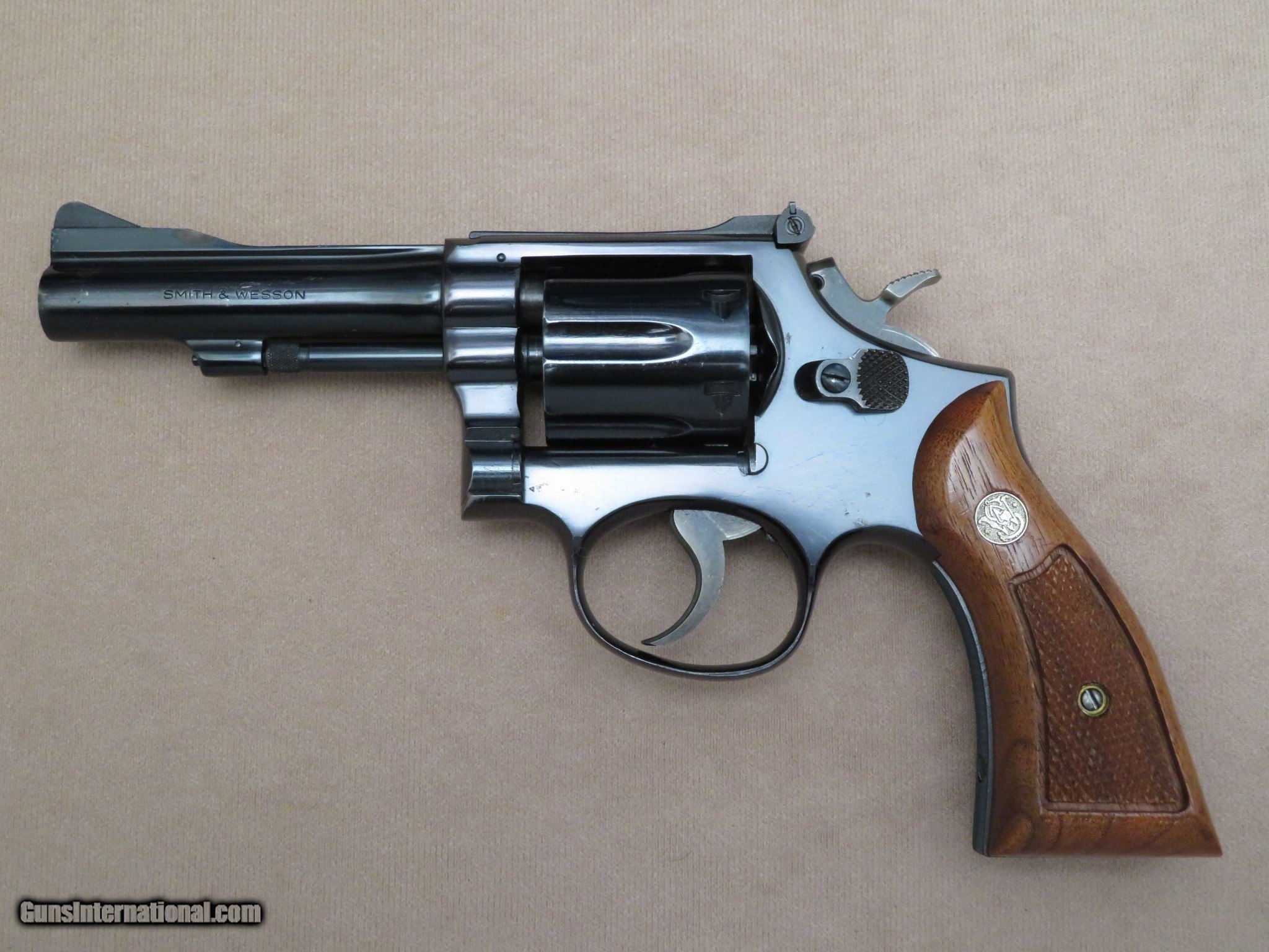 1971 Smith And Wesson Model 15 3 38 Special Revolver