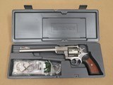 2000 Ruger Super Redhawk Stainless .44 Magnum Revolver w/ Original Box & Stainless Weaver 30mm Rings
** Clean 9.5" Barrel Model ** SOLD - 2 of 25