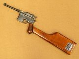 Mauser Model 1896 " Broomhandle " with Shoulder Stock, Cal. 7.63 x 25 Mauser, 1914 Vintage
SOLD - 11 of 16