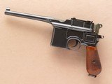 Mauser Model 1896 " Broomhandle " with Shoulder Stock, Cal. 7.63 x 25 Mauser, 1914 Vintage
SOLD - 3 of 16