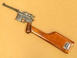 Mauser Model 1896 " Broomhandle " with Shoulder Stock, Cal. 7.63 x 25 Mauser, 1914 Vintage
SOLD - 1 of 16