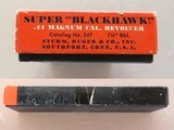 Ruger Super Blackhawk, Cal. .44 Magnum, 7 1/2 Inch Barrel, 1973 Vintage, 3-Screw Old Model SOLD - 11 of 12