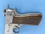 Browning Hi-Power Nickel/Silver Chrome Finish, Belgian Manufactured, Cal. 9mm, with Browning Pistol Rug
SOLD - 5 of 13