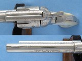 San Antonio Shipped Colt Single Action Army .45, 5 1/2 Inch Barrel, Factory Engraved, Pearl Grips, 1895 Vintage - 5 of 13