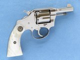 Colt Police Positive with Pearl Grips, Cal. .32, 1921 Vintage, 2 1/2 Inch Nickel Finished SOLD - 2 of 10