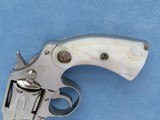 Colt Police Positive with Pearl Grips, Cal. .32, 1921 Vintage, 2 1/2 Inch Nickel Finished SOLD - 6 of 10