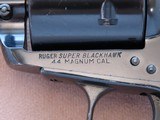 1970 Vintage Ruger Old Model Super Blackhawk .44 Magnum Revolver w/ 7.5" Barrel
** Un-Modified Original Old Model ** - 6 of 25