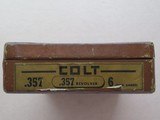 Colt 357 Magnum Revolver W/ Full Checkered Grips & Original Box**MFG. 1954** - 5 of 25
