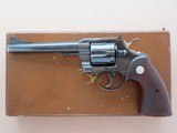 Colt 357 Magnum Revolver W/ Full Checkered Grips & Original Box**MFG. 1954** - 2 of 25