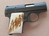 Browning Baby Model 6.35 MM (.25 ACP)
**Mfg. 1961 w/ Stag Handles & Original Pouch** SOLD - 8 of 17