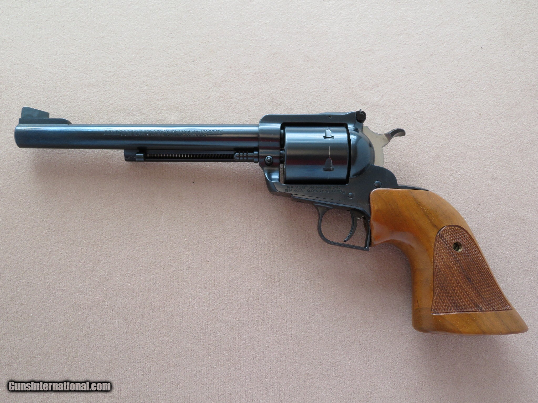 1979 Vintage Ruger New Model Super Blackhawk 44 Magnum Revolver W