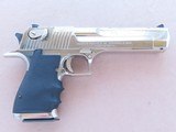 1990's Vintage IWI Israeli Magnum Research Desert Eagle Mark VII .50AE Caliber in Bright Nickel Finish
** Made in Israel ** REDUCED!! - 6 of 25