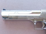1990's Vintage IWI Israeli Magnum Research Desert Eagle Mark VII .50AE Caliber in Bright Nickel Finish
** Made in Israel ** REDUCED!! - 5 of 25