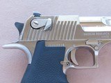 1990's Vintage IWI Israeli Magnum Research Desert Eagle Mark VII .50AE Caliber in Bright Nickel Finish
** Made in Israel ** REDUCED!! - 8 of 25
