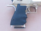 1990's Vintage IWI Israeli Magnum Research Desert Eagle Mark VII .50AE Caliber in Bright Nickel Finish
** Made in Israel ** REDUCED!! - 7 of 25