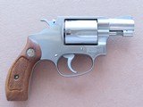 1988 Vintage Smith & Wesson Model 60 Chief's Special Stainless Steel .38 Special Revolver
** Nice Honest & Original Gun ** REDUCED! - 5 of 25