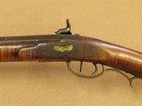 Circa 1840 Antique .45 Caliber Half-Stock Kentucky Rifle made by G.W. Claspill in Lancaster, Ohio
** Beautiful Rifle with Very Nice Patchbox ** - 11 of 25