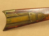 Circa 1840 Antique .45 Caliber Half-Stock Kentucky Rifle made by G.W. Claspill in Lancaster, Ohio
** Beautiful Rifle with Very Nice Patchbox ** - 10 of 25