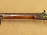 Circa 1840 Antique .45 Caliber Half-Stock Kentucky Rifle made by G.W. Claspill in Lancaster, Ohio
** Beautiful Rifle with Very Nice Patchbox ** - 13 of 25