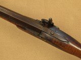 Circa 1840 Antique .45 Caliber Half-Stock Kentucky Rifle made by G.W. Claspill in Lancaster, Ohio
** Beautiful Rifle with Very Nice Patchbox ** - 16 of 25