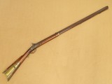 Circa 1840 Antique .45 Caliber Half-Stock Kentucky Rifle made by G.W. Claspill in Lancaster, Ohio
** Beautiful Rifle with Very Nice Patchbox ** - 2 of 25
