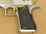 1991 Chrome and Gold IMI Desert Eagle Mark VII .50 AE Caliber Pistol w/ Factory Display Case, Extra Mag, & Manual
** Minty 1st Year Production! ** - 5 of 25