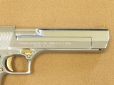 1991 Chrome and Gold IMI Desert Eagle Mark VII .50 AE Caliber Pistol w/ Factory Display Case, Extra Mag, & Manual
** Minty 1st Year Production! ** - 11 of 25