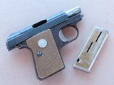 1973 Colt Automatic Caliber .25 Pistol w/ Box, Manual
(Previously Called "Junior")
** Last Year of Production Model ** SOLD - 18 of 20