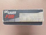Sig Sauer P220, Cal. .45 ACP SOLD - 11 of 11